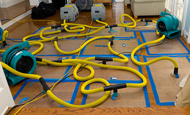 Professional Storm Water Damage Restoration technician working in Sturbridge, MA